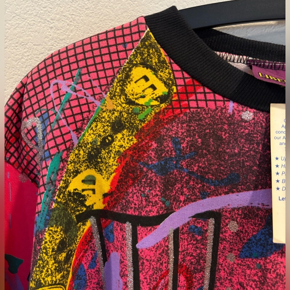 Vintage 1980’s Elvis Presley Liberty Flyer Jailhouse Rock Neon Sweater NWT Sz M - Picture 13 of 16